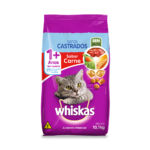 Ração Whiskas para Gatos Adultos Castrados Sabor Carne 10,1Kg