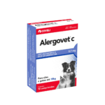 Alergovet C 0,7mg para Cães e Gatos 10 Comprimidos Coveli