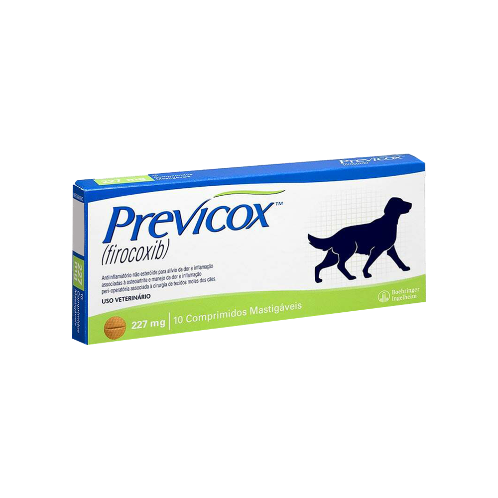 Previcox 227mg para Cães 10 Comprimidos Boehringer Ingelheim