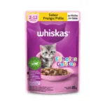 Ração Úmida Whiskas para Gatos Filhotes Sabor Frango ao Molho 85g