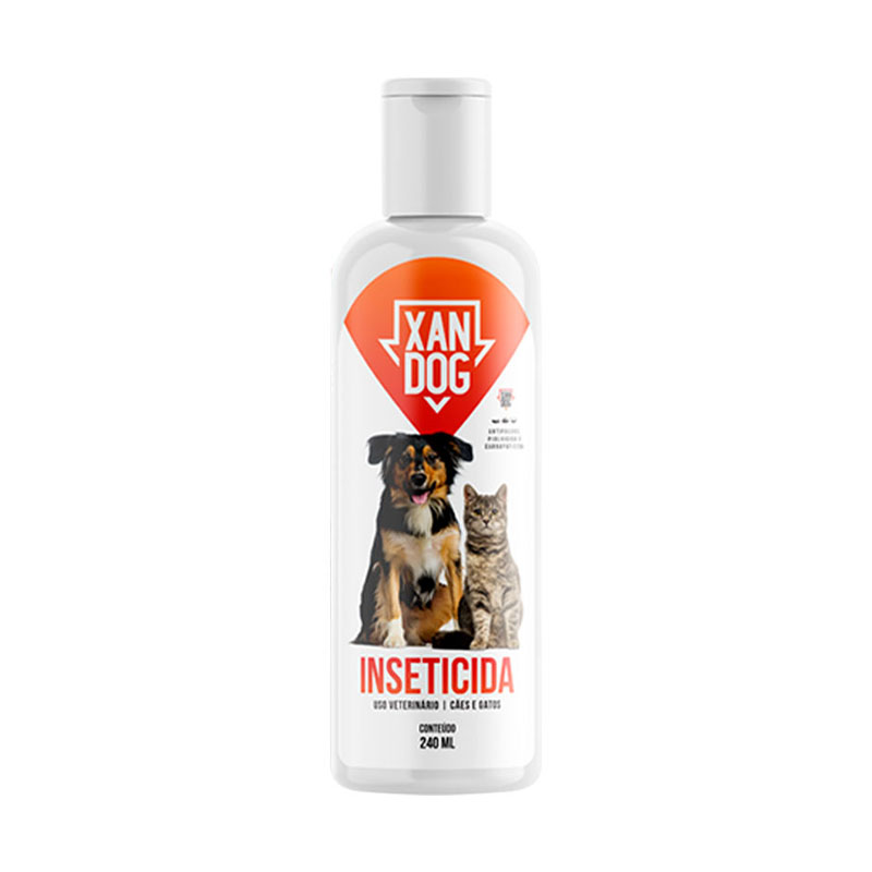 Shampoo Xandog Inseticida para Cães e Gatos 240ml