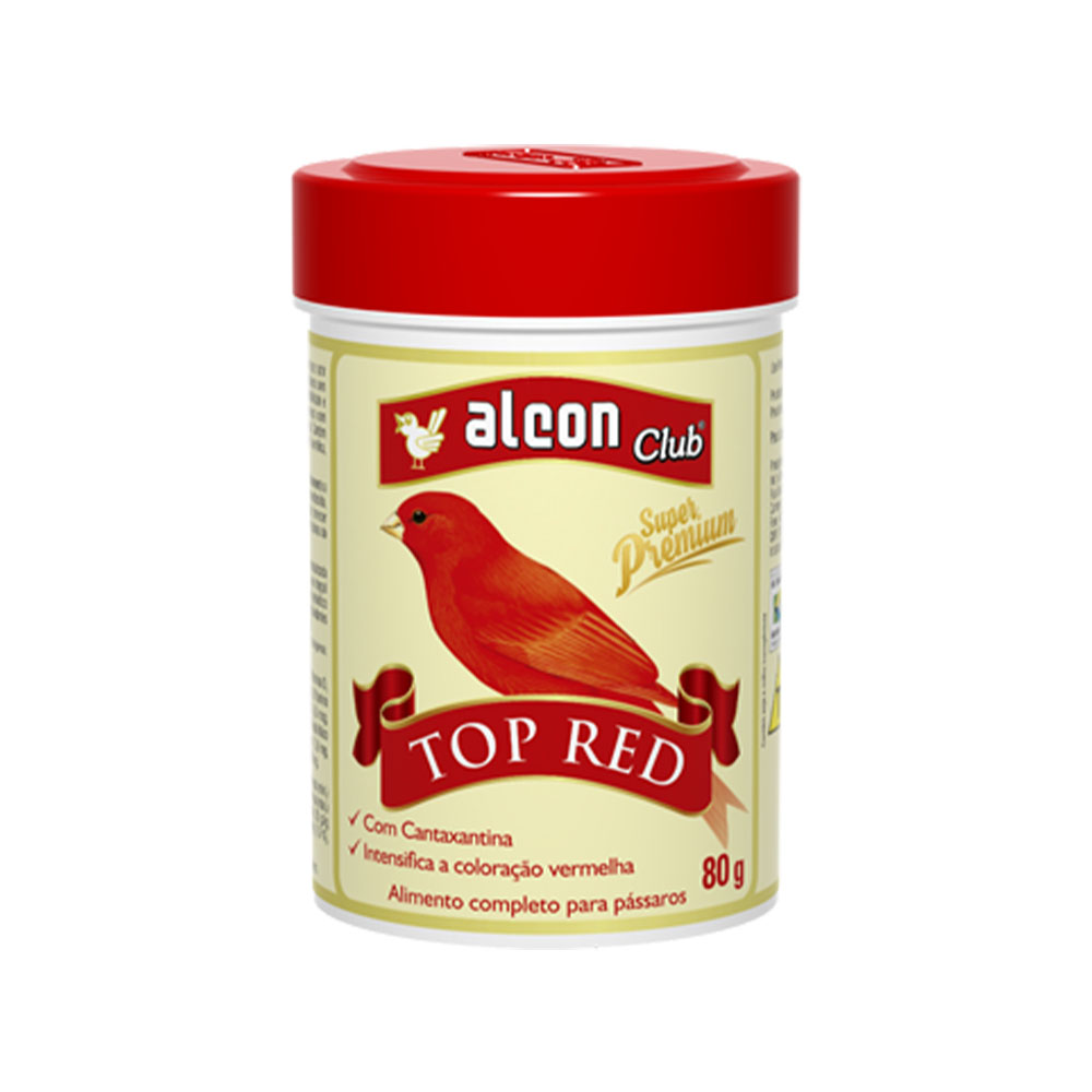 Ração Alcon Club Top Red para Pássaros 80g