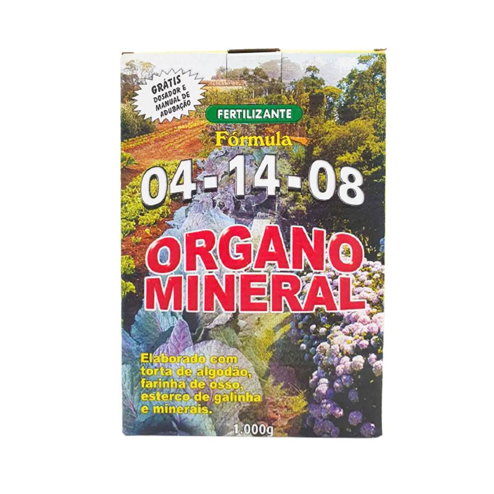 Adubo Sempre Verde Organo Mineral Fórmula 04-14-08 1Kg