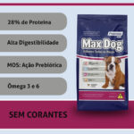 Ração Max Dog para Cães Filhotes 15Kg