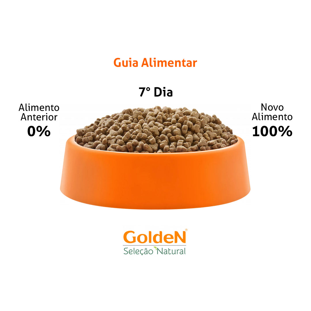 Ração Golden Seleção Natural para Cães Filhotes de Pequeno Porte Sabor Frango e Arroz 10,1Kg