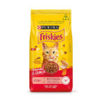 Ração Purina Friskies Delícias da Granja para Gatos Adultos Sabor Frango, Peru e Cenoura 1Kg