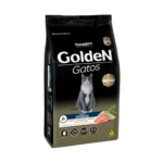 Ração Golden para Gatos Adultos Castrados Sênior Sabor Frango 1Kg