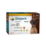 Antipulgas e Carrapatos Simparic 120mg para Cães de 40,1 a 60 Kg 1 Comprimido Zoetis