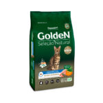 Ração Golden Seleção Natural para Gatos Adultos Castrados Sabor Frango com Abóbora e Alecrim 10,1kg