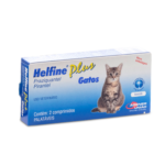 Vermífugo Helfine Plus Gatos 2 Comprimidos Agener