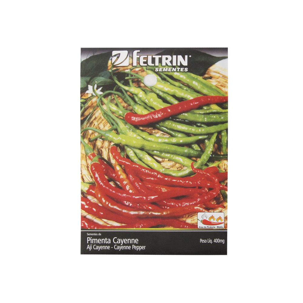 Sementes de Pimenta Cayenne 400mg Feltrin