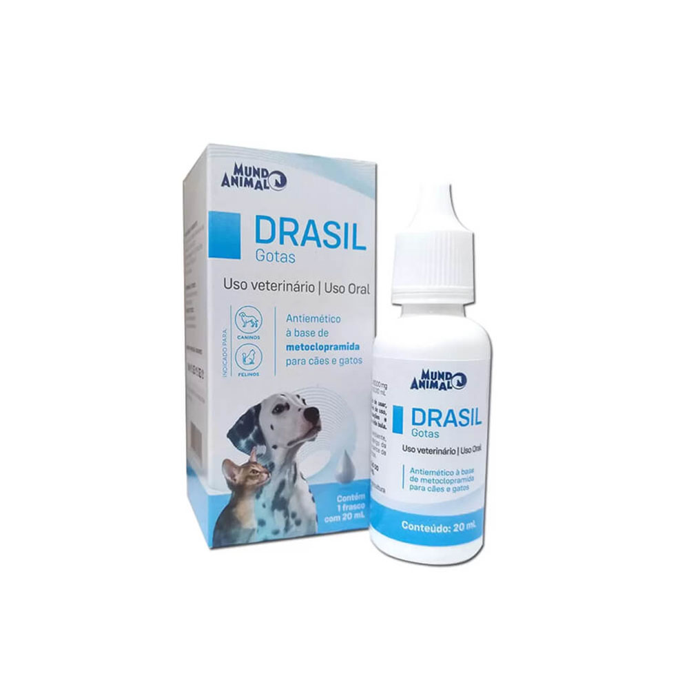 Drasil 20ml para Cães e Gatos Mundo Animal