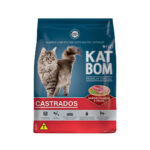 Ração Katbom para Gatos Castrados Sabor Frango e Peixe 10,1Kg