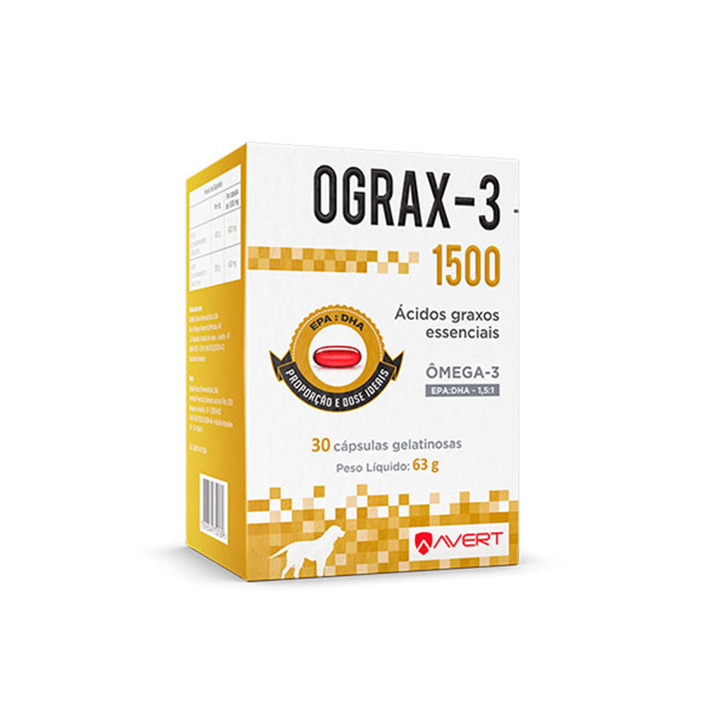 Ograx-3 1500mg para Cães Avert