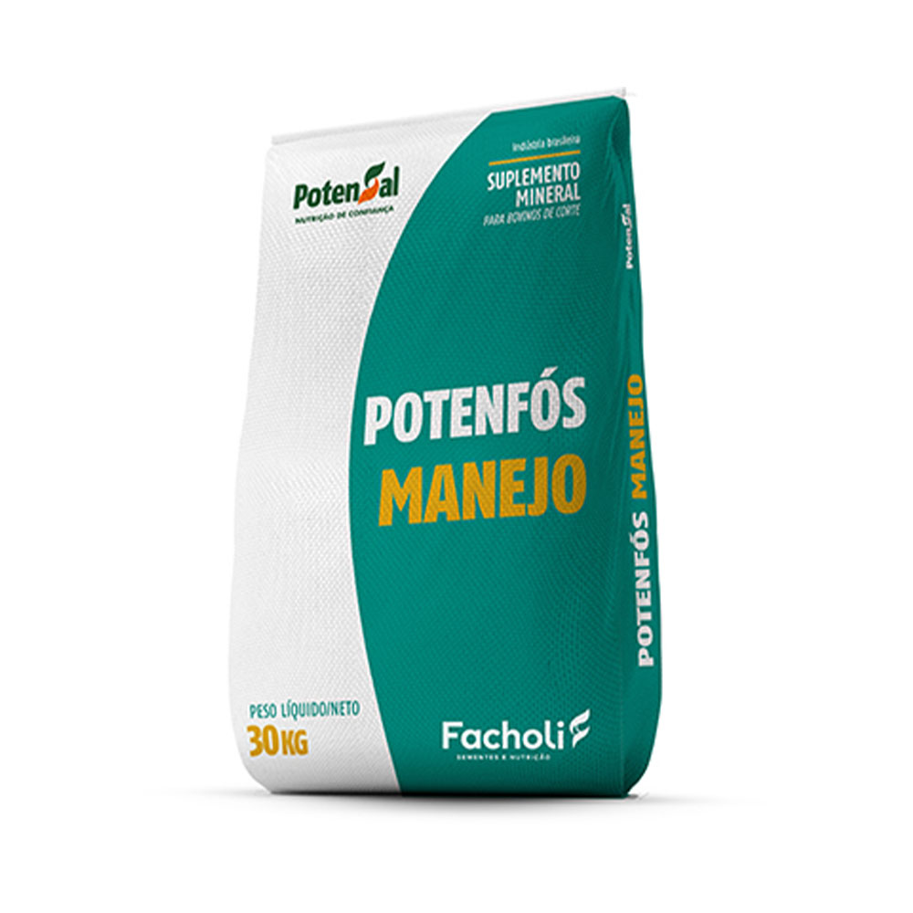 Suplemento Mineral Potenfós Manejo 30Kg Facholli