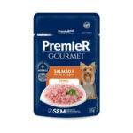 Premier Gourmet para Cães Adultos de Porte Pequeno Sabor Salmão e Arroz Integral 85g