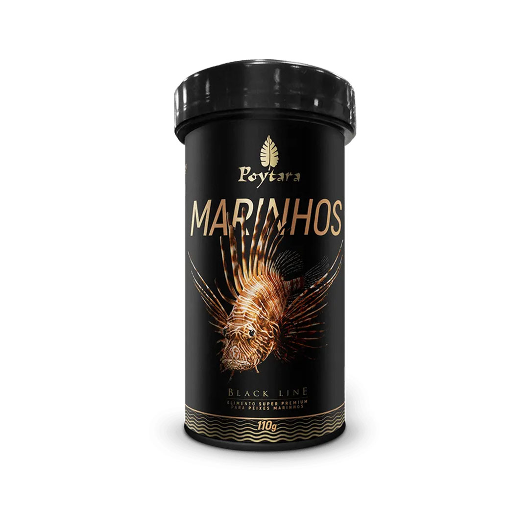 Ração Poytara Marinhos Black Line Pellets G 110g