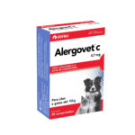 Alergovet C 0,7mg para Cães e Gatos Até 15Kg 20 Comprimidos Coveli