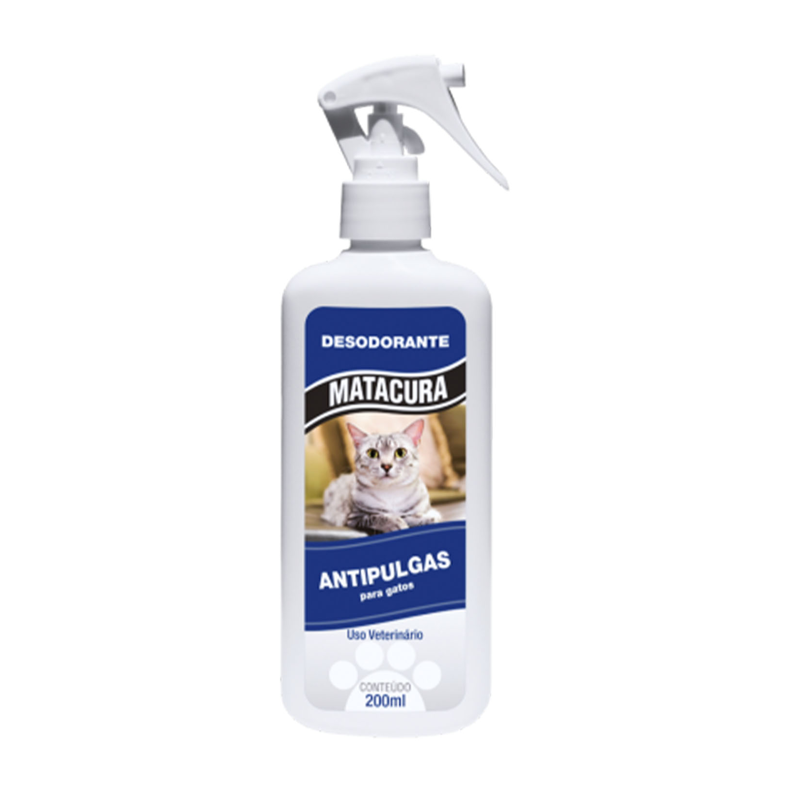 Spray Matacura Antipulgas para Gatos 200ml