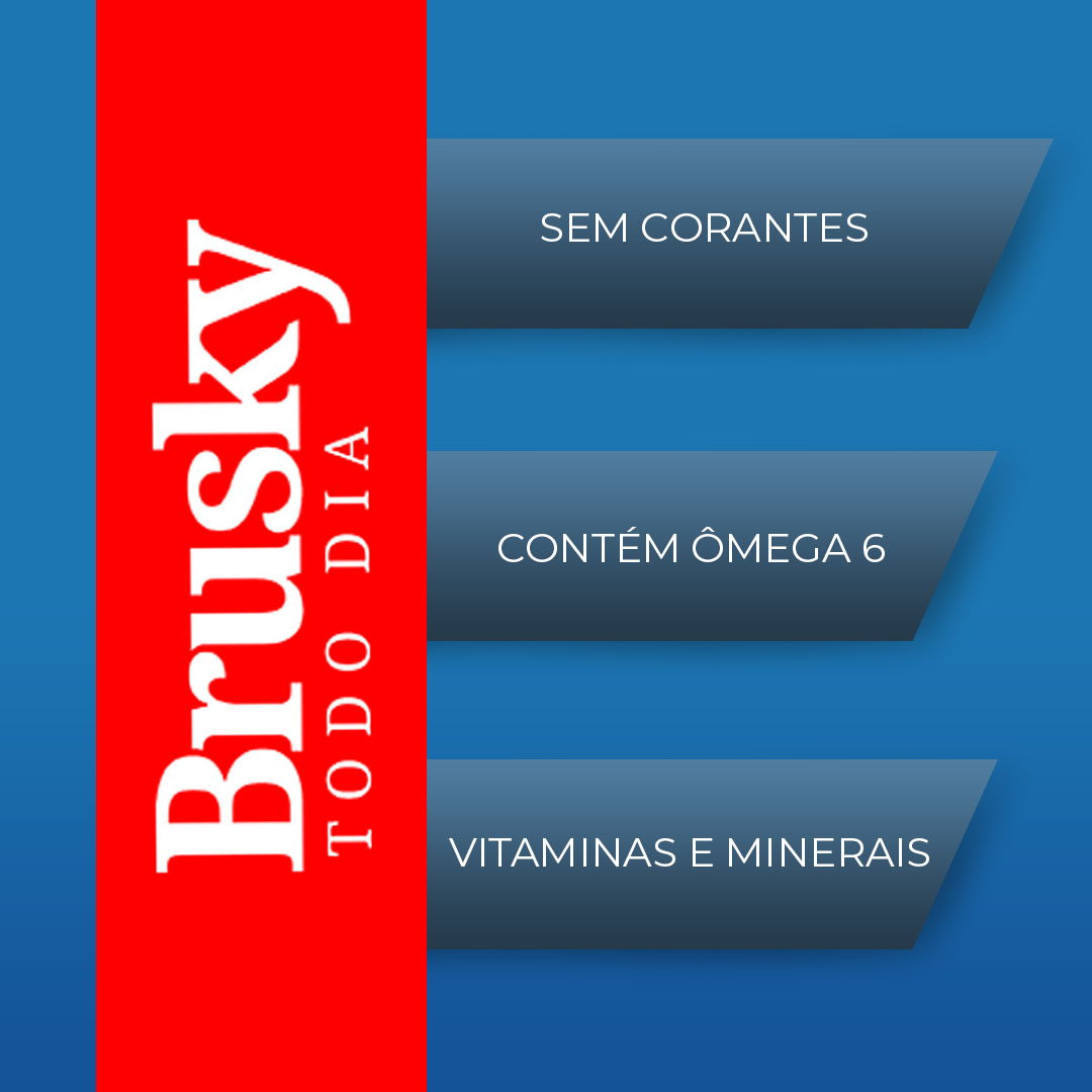 Ração Brusky Todo Dia para Cães Adultos de Todas as Raças 20Kg