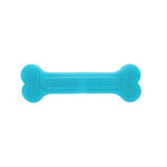 Brinquedo Osso Mass Dental Flex Mini 10cm Azul para Cães Pet Injet