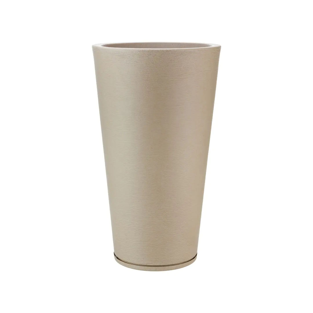 Vaso Genebra Grafiato 40x80cm Bege Stone Effect Floridis