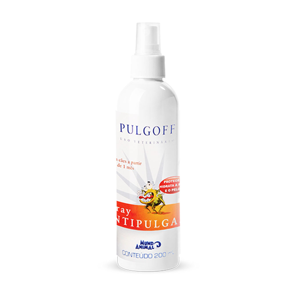 Antipulgas e Carrapatos Pulgoff para Cães 200ml Mundo Animal