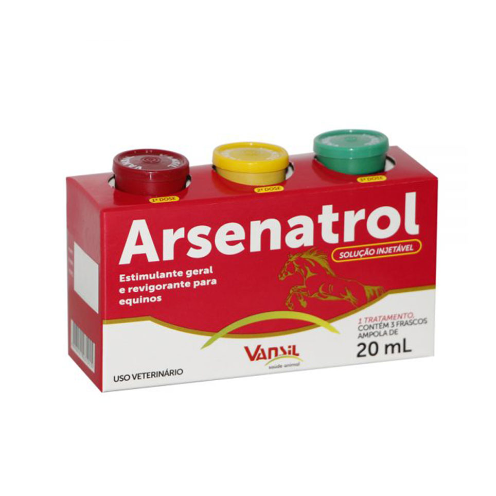 Arsenatrol 3 Frascos 20ml Vansil