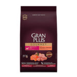 Ração GranPlus Gourmet para Cães Adultos de Porte Mini e Pequeno Sabor Salmão e Frango 1Kg