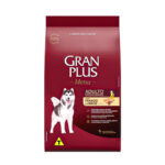 Ração GranPlus Menu para Cães Adultos de Porte Médio e Grande Sabor Frango e Arroz 15Kg