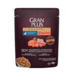 Ração Úmida GranPlus Gourmet para Gatos Castrados Sabor Salmão e Frango 85g