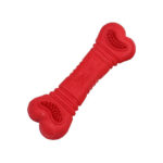 Brinquedo Osso Borracha Bone N°02 Vermelho para Cães Furacão Pet