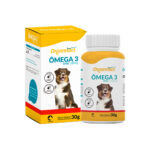 Ômega 3 Dog 1000mg para Cães 90 Cápsulas Organnact