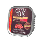 Ração Úmida GranPlus Gourmet Patê para Gatos Adultos Sabor Carne 150g