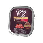 Ração Úmida GranPlus Gourmet Patê para Gatos Adultos Sabor Carne 100g