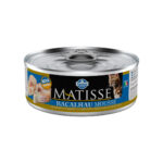 Ração Farmina Lata Matisse Mousse para Gatos Sabor Bacalhau 85g