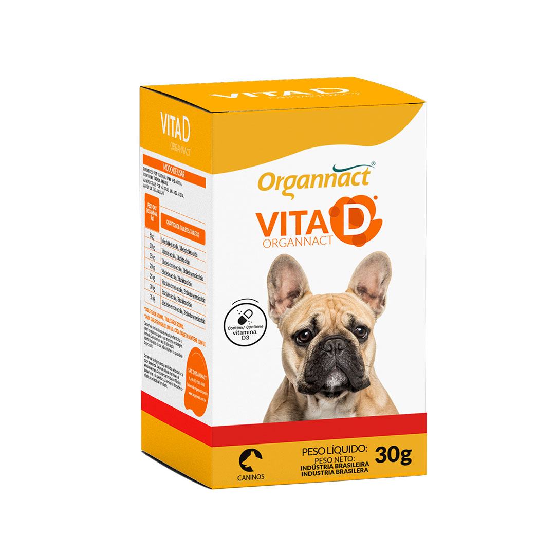 Vita D 30g para Cães Organnact