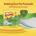 Tapete Higiênico Keldog Eco Perfumado para Cães 30 Unidades