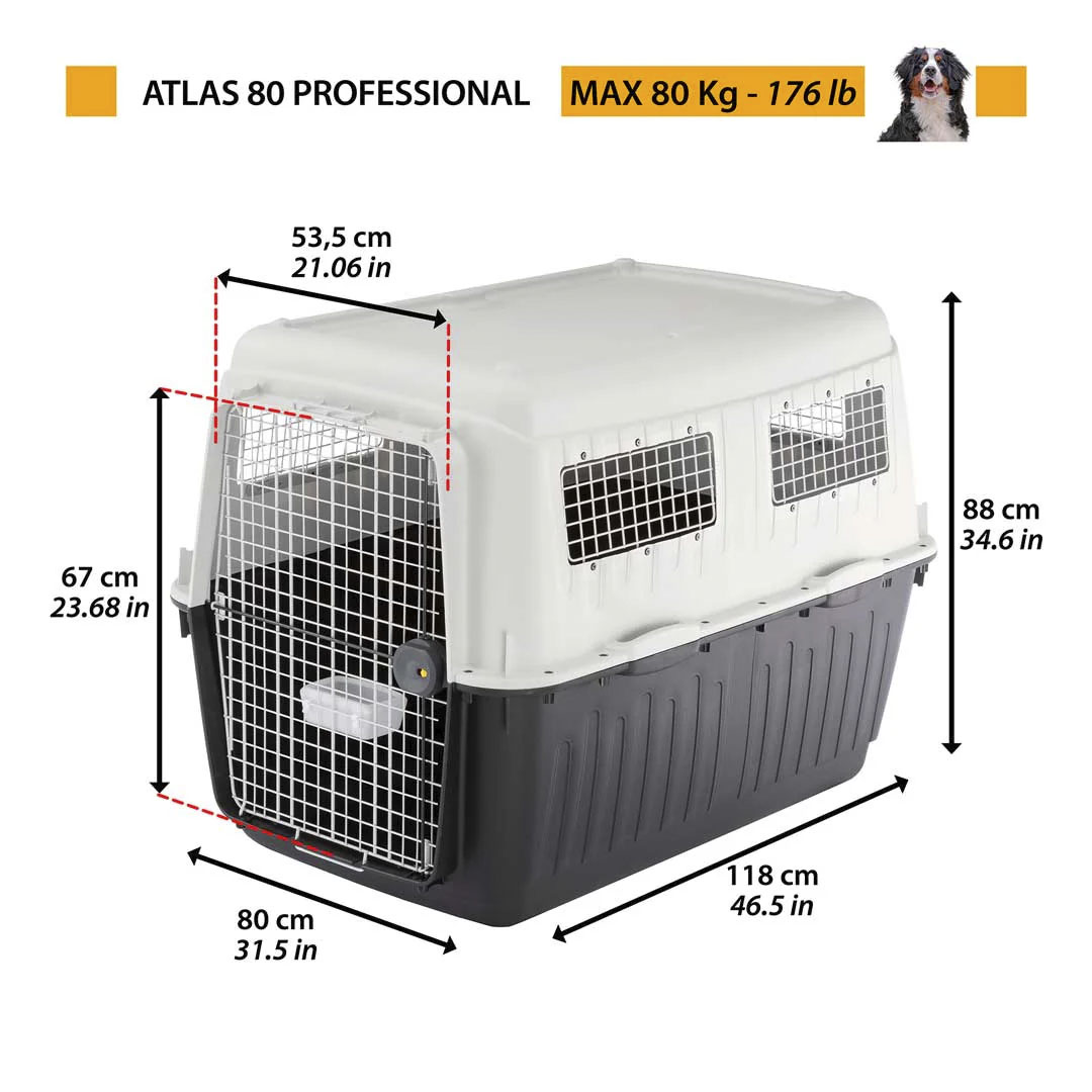 Caixa de Transporte Atlas 80 para Cães Ferplast