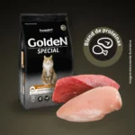 Ração Golden Special para Gatos Adultos Sabor Frango e Carne 3Kg