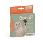 Banni Combo com 3 Pipetas 0,3ml para Gatos Ourofino