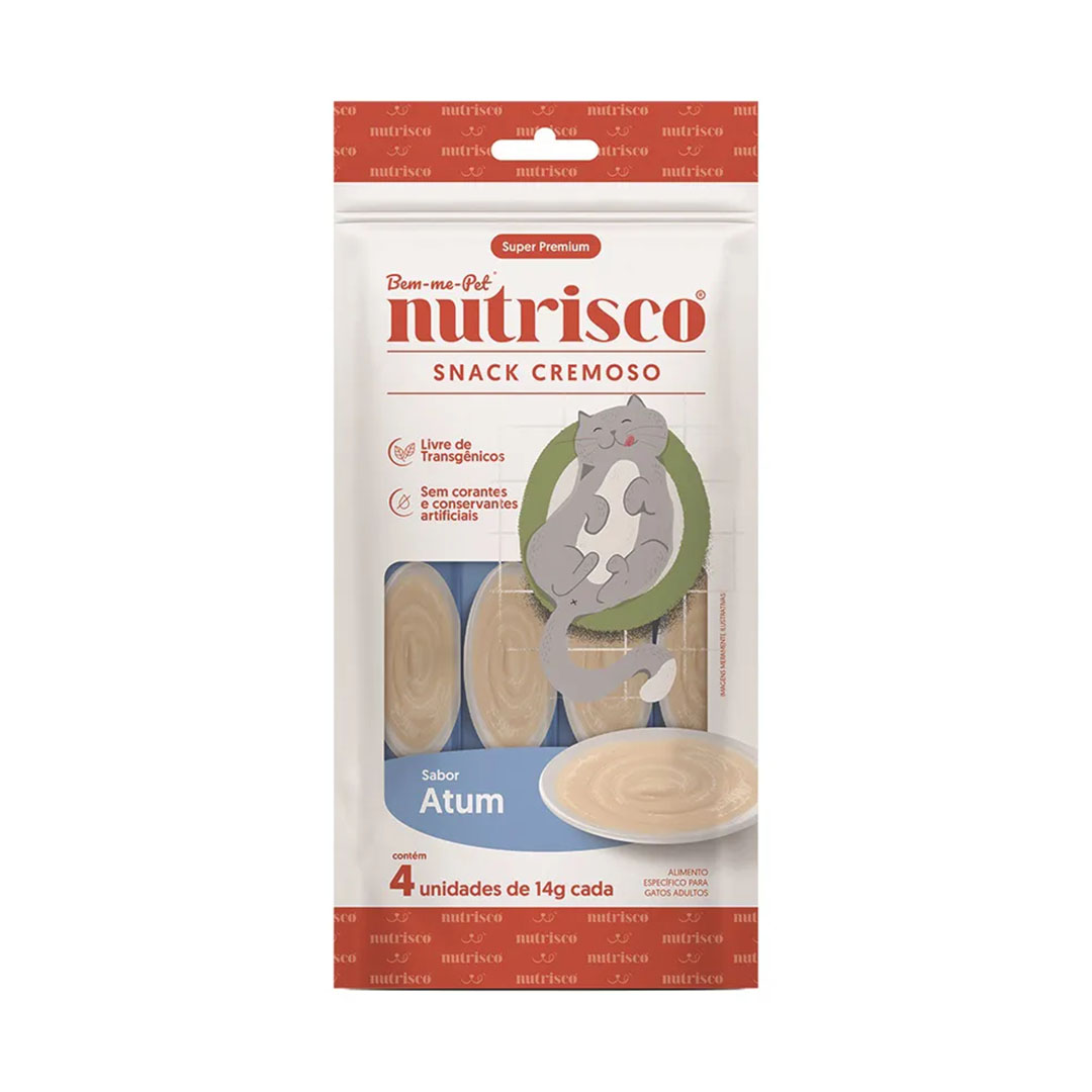 Petisco Snack Nutrisco para Gatos Sabor Atum 56g