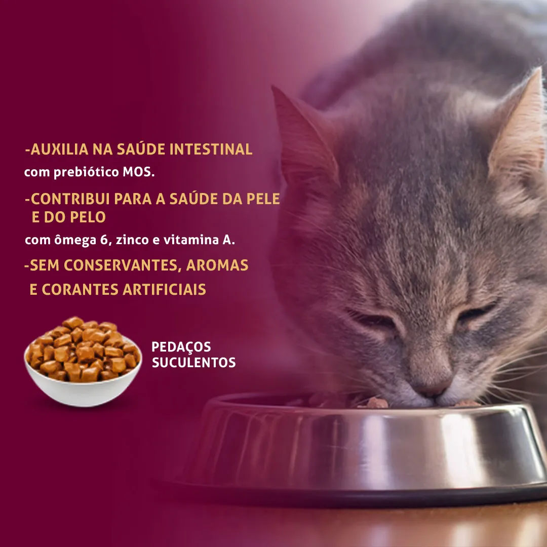 Ração Úmida GranPlus Gourmet para Gatos Adultos Sabor Atum 85g