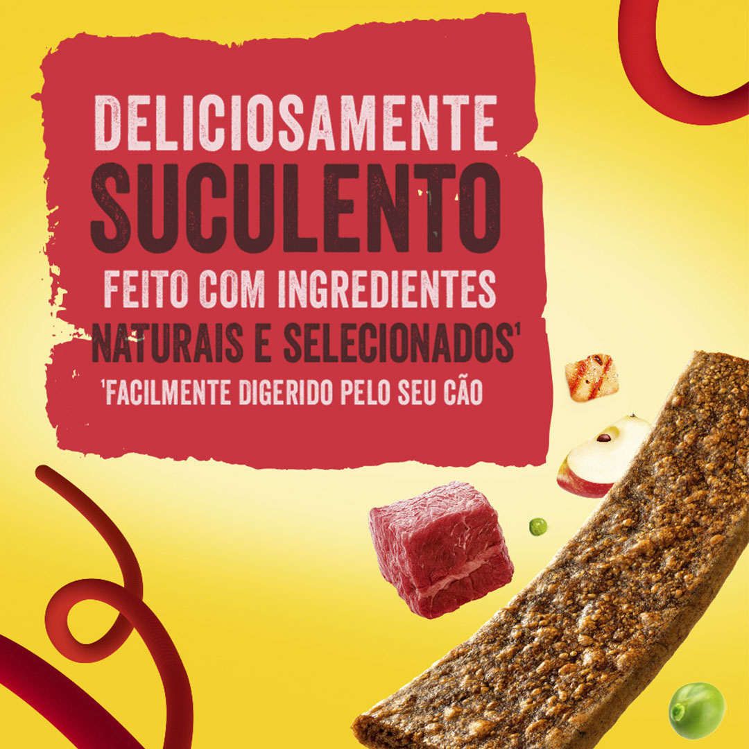 Petisco Keldog Bifinho Criadores Mini para Cães Sabor Carne 500g