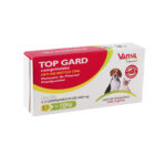 Vermífugo Top Gard 10Kg 660mg para Cães e Gatos 4 Comprimidos Vansil