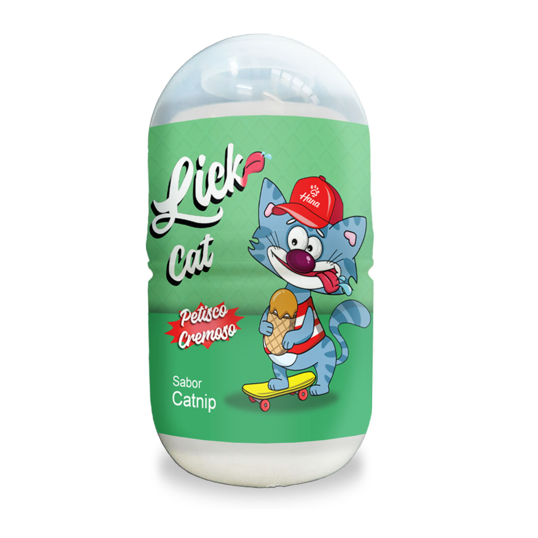 Petisco Hana Lick Cat para Gatos Sabor Catnip 40g