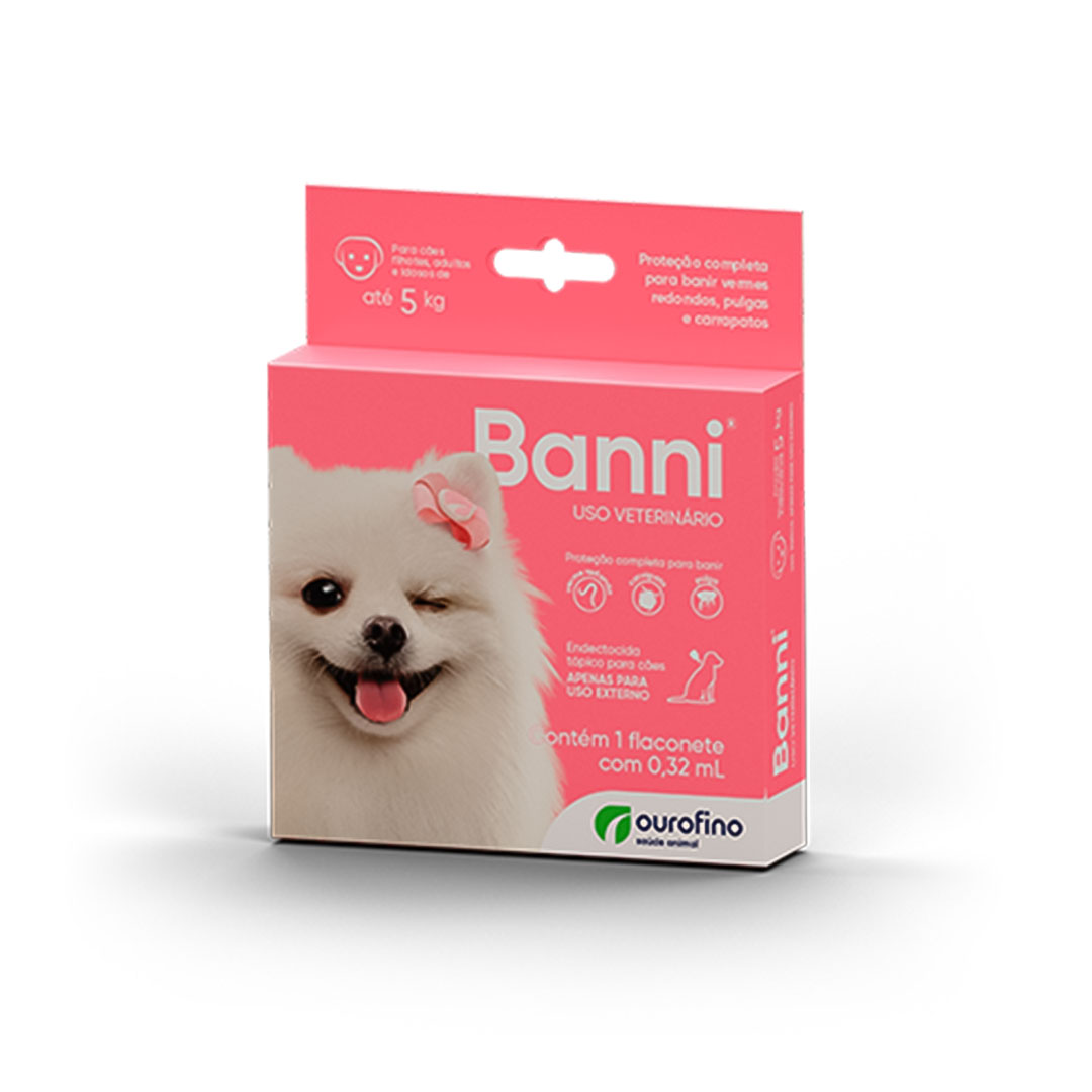 Banni 0,32ml para Cães Até 5Kg Ourofino