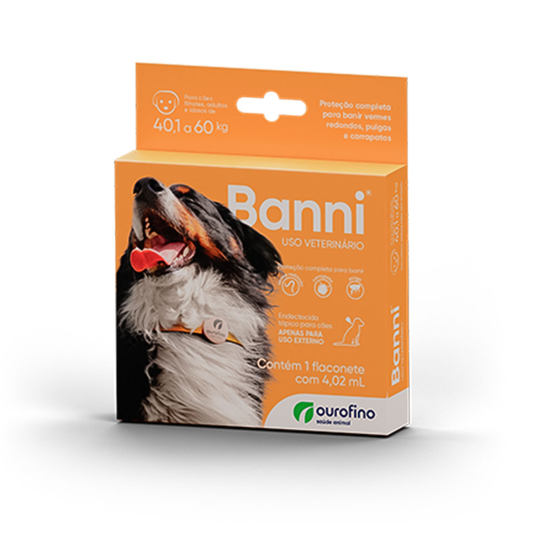 Banni 4,02ml para Cães de 40,1 a 60Kg Ourofino